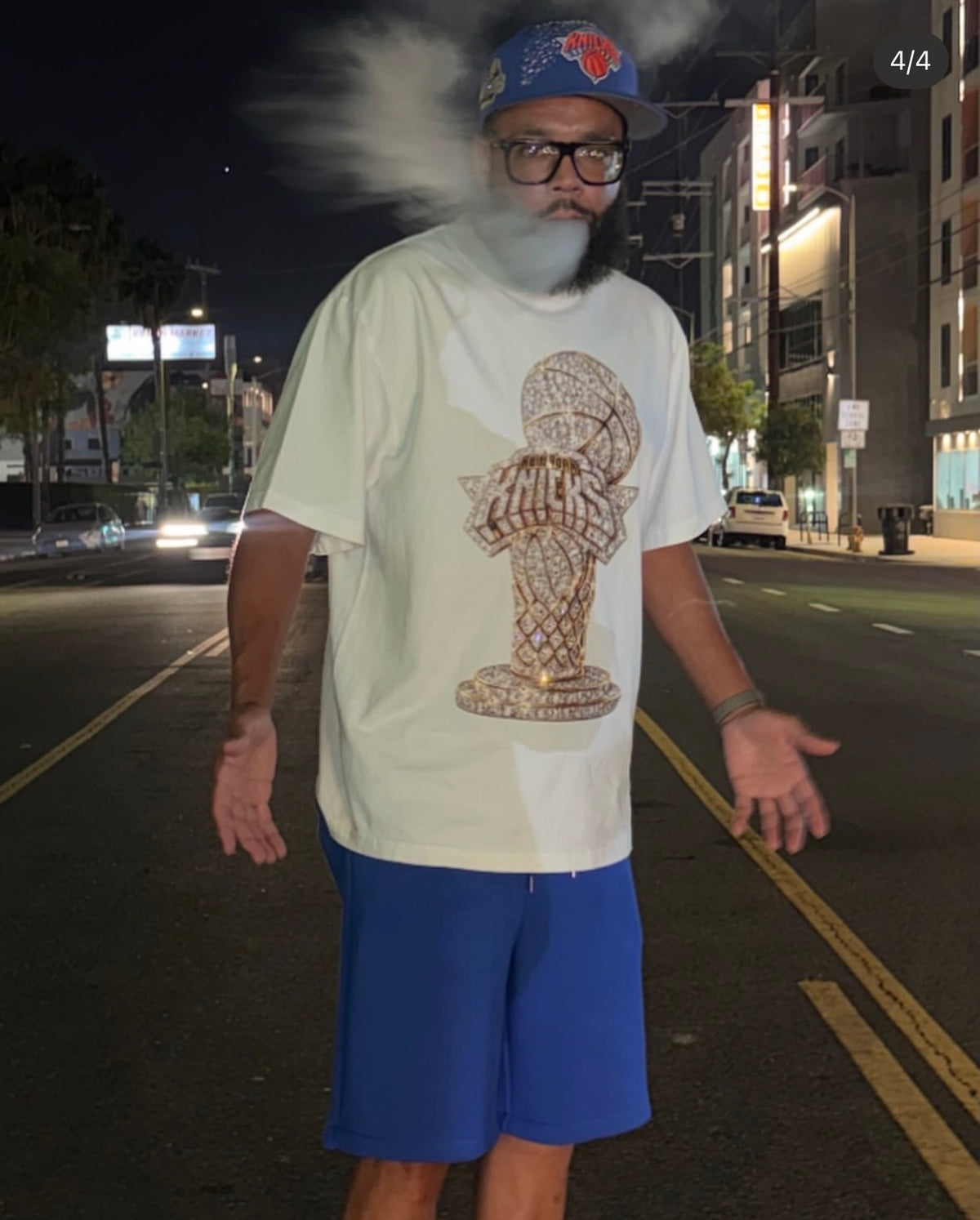 “VVS Chip Shirt Swarovski” Pre-Order Yellow Gold Swarovski Iced Out Allow 2 weeks shipping time.